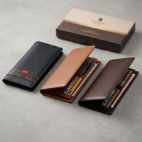 Heritage Unisex Long Wallet | 12 Card Slots, Dual Cash Compartments & Half-Zip Pocket