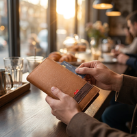Heritage Unisex Long Wallet | 12 Card Slots, Dual Cash Compartments & Half-Zip Pocket