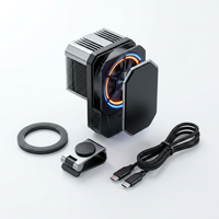 MEMO CX08 Pro 25W Semiconductor Mobile Cooling Fan with Magnetic & Clip Mount | Fast Phone Cooler for PUBG, Free Fire, COD Mobile, Android & iPhone