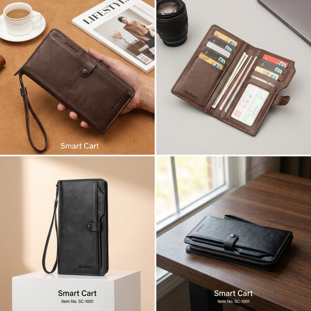 Baellerry Premium Long Wallet | SC-1001 (Unisex)