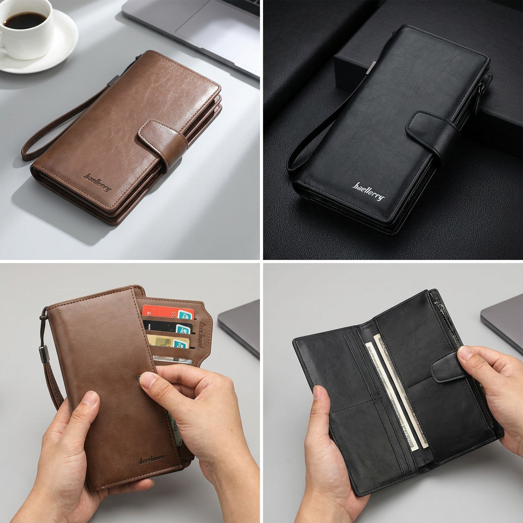 Baellerry Premium Long Wallet | SC-1001 (Unisex)