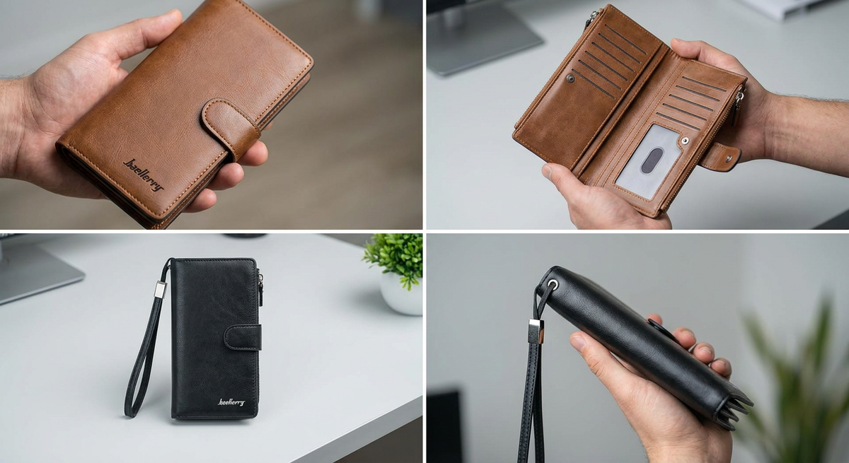 Baellerry Premium Long Wallet | SC-1001 (Unisex)