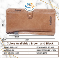 Baellerry Premium Long Wallet | SC-1001 (Unisex)