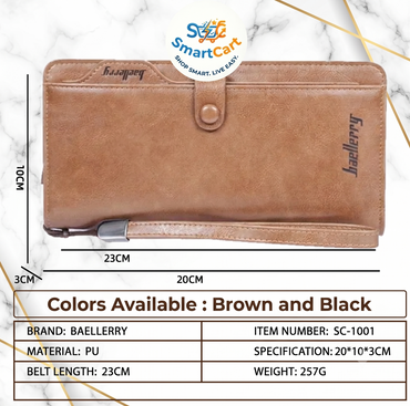 Baellerry Premium Long Wallet | SC-1001 (Unisex)